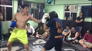 Boxing sparring of Johnathan vs Hin on 09012024 at 自柔族 [upl. by Kind781]