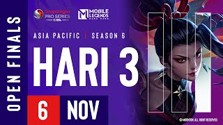 🔴 ID AP Mobile Legends Bang Bang  Snapdragon Mobile Open Finals  Season ke6  Hari 3 [upl. by Ninnetta973]