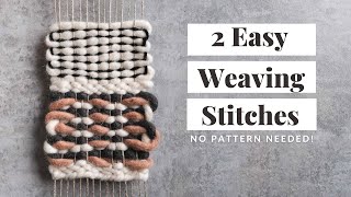 DIY Easy Weaving Stitches [upl. by Pammi]