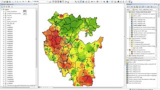 ArcGIS 15 Интерполяция [upl. by Weiner]