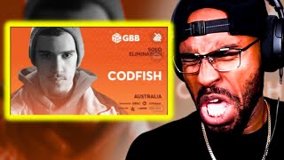 I Lost my Marbles when He Did This  CODFISH  Grand Battle 2019  Solo Elimination REACTION [upl. by Milzie]