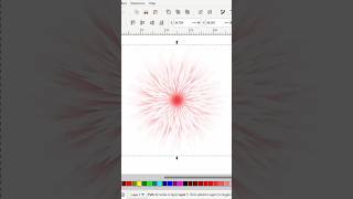 Create a Vector Flower in few Clicks with Inkscape inkscapetutorial [upl. by Ellenyl]