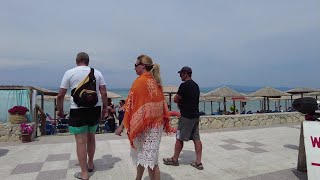 Hanioti Halkidiki beach walk June 2023 [upl. by Annid243]