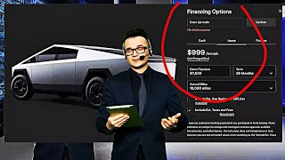 You Can Lease A Tesla Cybertruck For 1249 A Month But Would You [upl. by Olraced897]