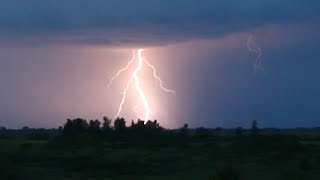 SkidmoreMaryville MO  Evening Cold Front Produces Line Thunderstorm amp Inane Lightning 8292024 [upl. by Ytsirhk316]