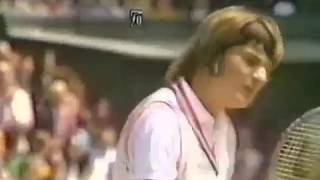 Jimmy Connors vs Ken Rosewall 61 61 64 The Championships Wimbledon F 1974 [upl. by Garrett]