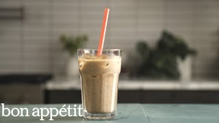 How to Make a DairyFree Horchata Latté  Bon Appetit [upl. by Liagiba]