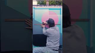 Composition 23 Aerosol Paint on Canvas timelapse [upl. by Moreland]