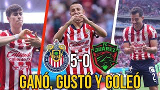 🔥Chivas GANÓ GUSTÓ Y GOLEÓ  Chivas 50 Juárez [upl. by Agler]