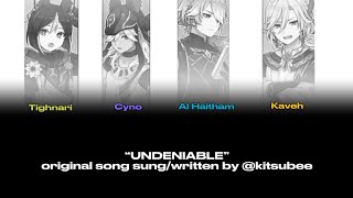 “Undeniable”  FT KAVEHTHAM AND CYNONARI Lyrics [upl. by Lazare441]