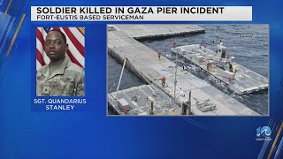 Fort Eustisbased soldier killed in Gaza pier incident [upl. by Desdemona]