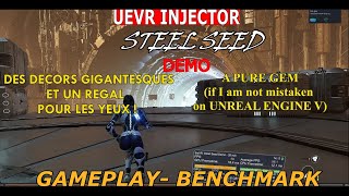 Steel seed UEVR A REAL GEM Gameplay BENCHMARK RTX4090 REVERB G2 for a change its a really good pick [upl. by Patterman]