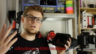 great 1280x800 720p HDMI Monitor H056 for DSLRs and Videocameras REVIEW [upl. by Sandstrom]