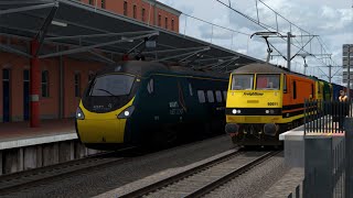 TS Classic  APW Class 90  4L67 1020 Trafford Park FLT  Felixstowe North FLT [upl. by Benenson]