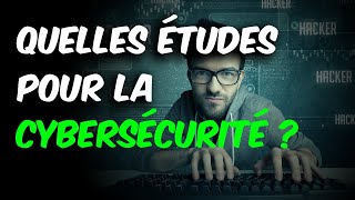 Quelles études pour travailler dans la cybersécurité  🤔 [upl. by Pitt]