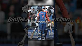 Do Bhai Dono Tabahi 💥🔥 shorts cricket sg viral viratkohli youtubeshorts [upl. by Oruasi]