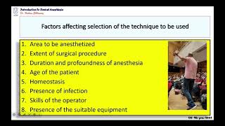 04 factors affecting selection of anesthetic technique [upl. by Darlene945]