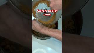 Graham cracker crust grahamcrackercrust grahamcrackers cheesecake bakingrecipes shorts [upl. by Yraunaj613]