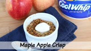 Easy Maple Apple Crisp Recipe  Simple Dessert Recipe [upl. by Nicola]