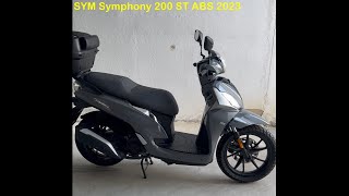 Sym Symphony ST 200i ABS 2023 İnceleme [upl. by Ennaitak711]