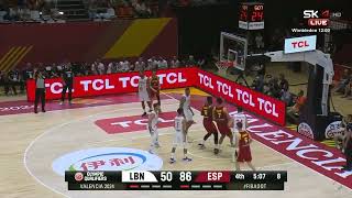 Darío Brizuela  12 PTS 4 AST  Spain vs Lebanon  Olympic Qualifying Tournament Highlights [upl. by Leicam]