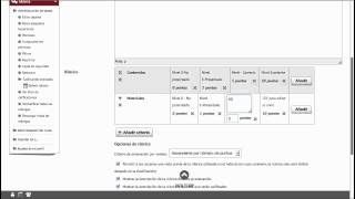 3 Calificación por Rúbrica Moodle 26 [upl. by Eecyac]