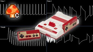 Nintendo Famicom  NES  2A03 without DPCM  1 Hour Compilation oscilloscope [upl. by Ruel606]