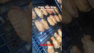 minorsmajor food traegerbbq bbqwings traeger chickenrecipes grill [upl. by Hairahs]