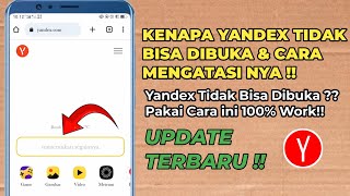 Kenapa Yandex Tidak Bisa Dibuka Terbaru 2024 Dan Cara Mengatasinya [upl. by Alisha]