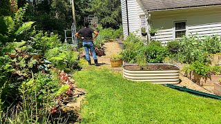 Raised Bed Garden Tour  May  Vegetable Gardening In Raised Beds  Herb Gardening [upl. by Akihdar]