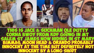 This Is Jace amp SuchMan Ole Dutty Corna Bwoyz From KDF GNG In St James Now Hiding In St Mary [upl. by Uahsoj204]