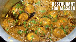 EGG MASALA GRAVY FOR BIRYANI AND CHAPATI  RESTAURANT STYLE EGG GRAVY  RESTAURANT STYLE EGG MASALA [upl. by Nwad241]