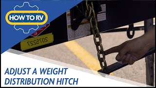 How To Adjust a Weight Distribution Hitch [upl. by Orozco200]