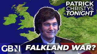 Second Falklands war Argentine leader declares roadmap for the UK to hand islands back [upl. by Kelton878]