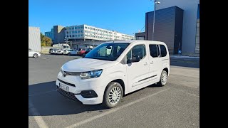 Toyota Proace City Verso 2023  wynajem długoterminowy samochodów wypożyczalnia aut [upl. by Luther]