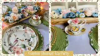 Garden Themed Tea Party [upl. by Eenor]