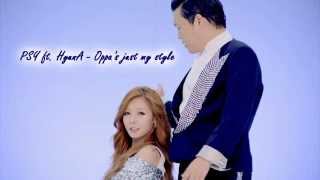 PSY ft HYUNA 오빤 딱 내 스타일 low pitch [upl. by Abernathy621]