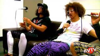 EXCLUSIVE LMFAO Discusses Their Name  BVTV Music [upl. by Nnylsor]