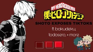 📱  SHOTO EXPOSES TIKTOKS — read desc  silly video  mha texts [upl. by Imoin]