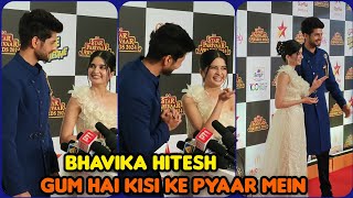 Bhavika Sharma With Hitesh Bhardwaj From Gum Hai Kisi Ke Pyar Mein At Star Parivaar Awards 2024 [upl. by Akir]