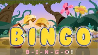 BINGO song with lyrics  Nursery Rhymes by EFlashApps [upl. by Noraed]