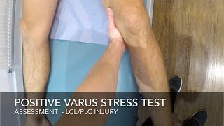 Positive Varus Stress Test [upl. by Showker]