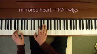 FKA Twigs  mirrored heart Piano Cover [upl. by Sancho]