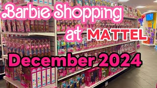 Barbie Shopping at The Mattel ToyStore DECEMBER  TJ MAXX  TARGET  ROSS Holiday Shopping 2024 [upl. by Marriott]