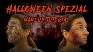 TUTORIAL Halloween Makeup erstellen [upl. by Bentley]