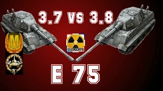 E 75 world of tank blitz Aced gameplay 4600 DMG [upl. by Enitsyrhc]