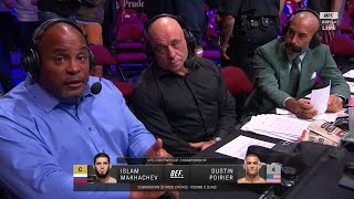 DC amp Rogan react to Islam Makhachev’s win vs Dustin Poirier at UFC 302  ESPN MMA [upl. by Lindeberg]