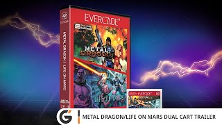 Evercade  Metal Dragon  Life on Mars Dual Cart trailer [upl. by Yesak]