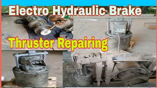 Electro Hydraulic thrustor brake RepairingCrane thrustor RepairingEOT Crane ka thrustor Repairing [upl. by Stilla]