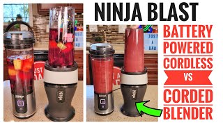 NINJA Blast Cordless vs Ninja Fit Compact Personal Blender with Cord Comparison [upl. by Iila]